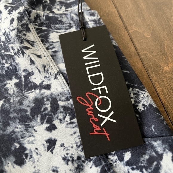 WILDFOX Bike Shorts TIE DYE PUNCH India ink - Picture 7 of 7